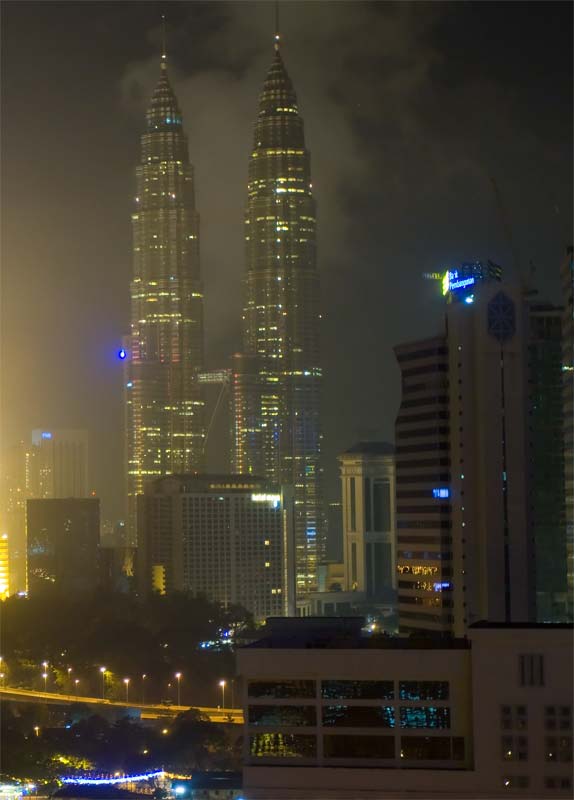 twin tower by night Malaysia Pictures - Kuala Lumpur Pictures