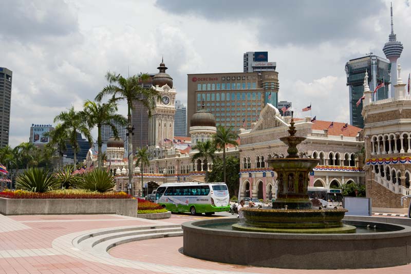 merdeka square fountain two Malaysia Pictures - Kuala Lumpur Pictures