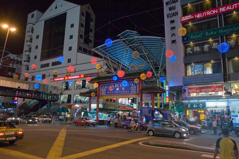 Petaling Street by Night Malaysia Pictures - Kuala Lumpur Pictures