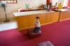 little boy praying