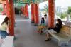 people visiting temple