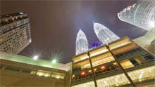 KLCC Twin Towers other side